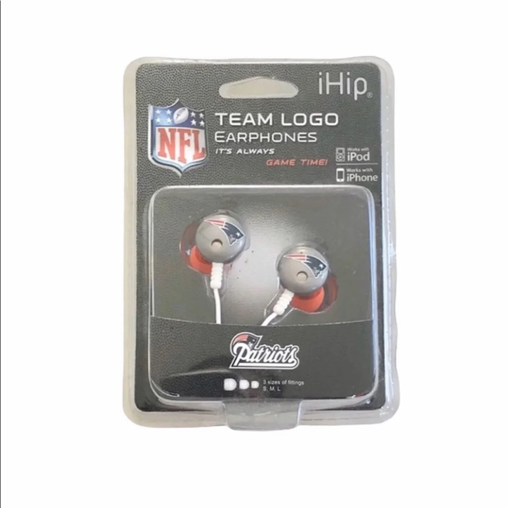 New England Patriots IPhone/ IPod Earbuds/ Earphones